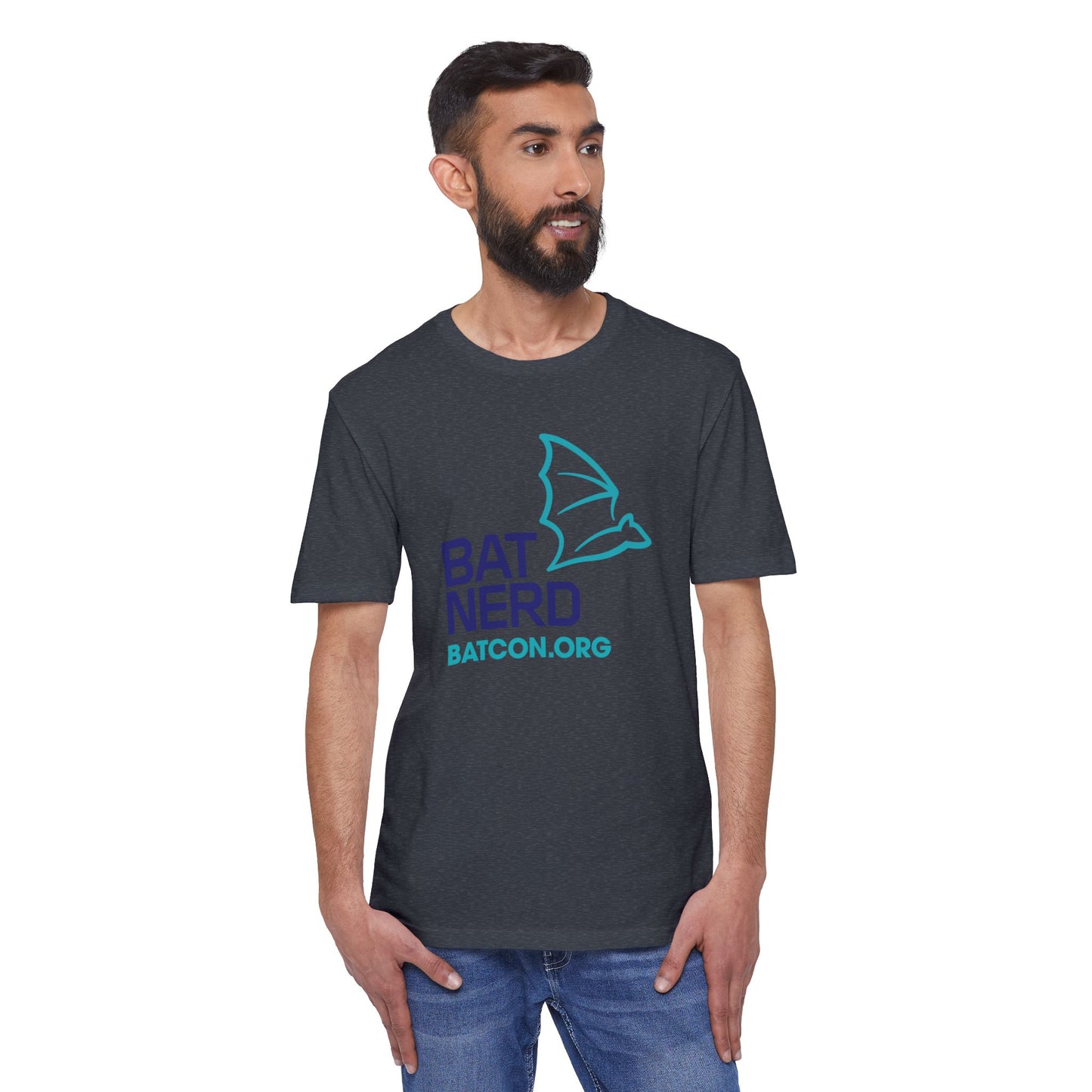 Bat Nerd - Camiseta unisex orgánica reciclada