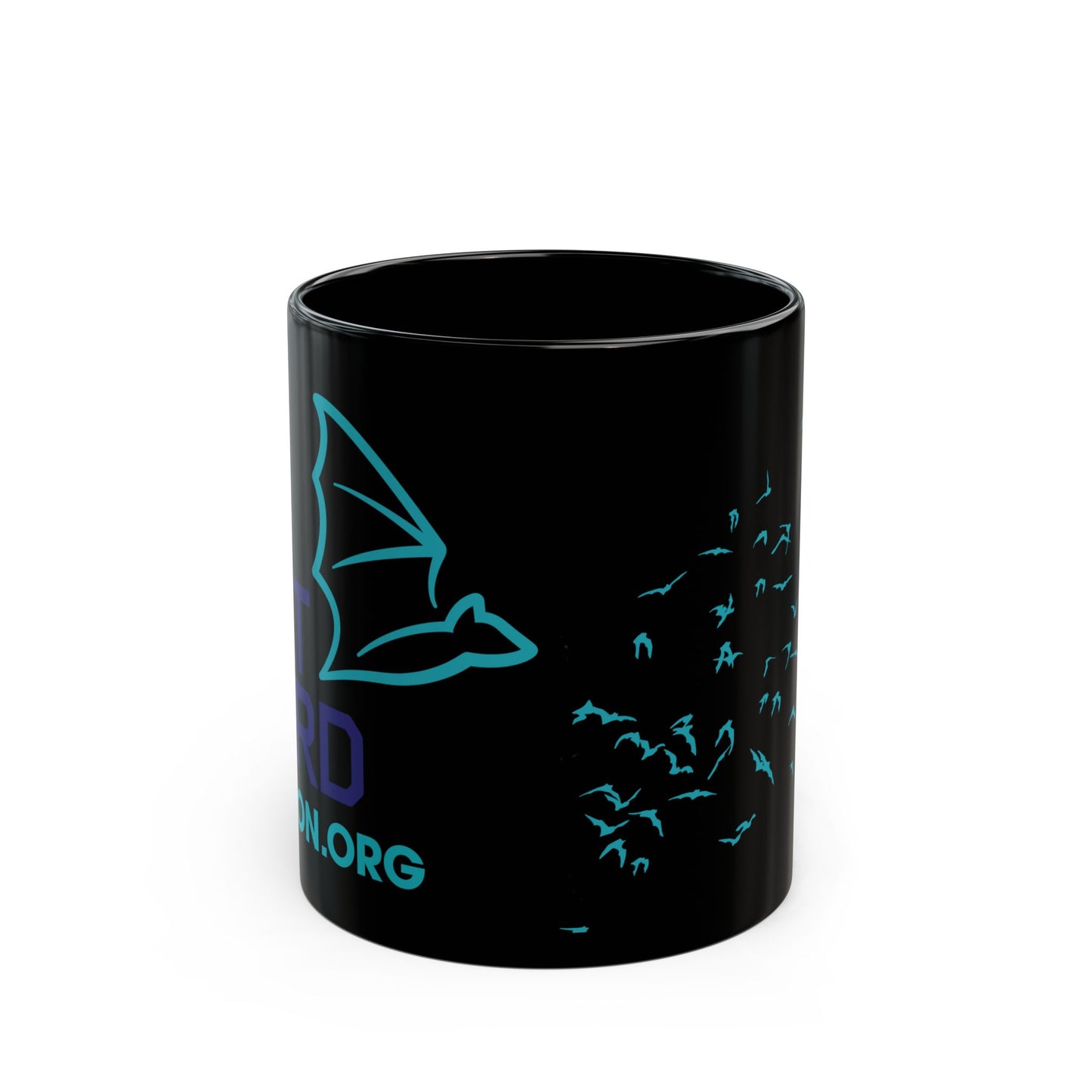 Bat Nerd - Taza negra de 11 oz