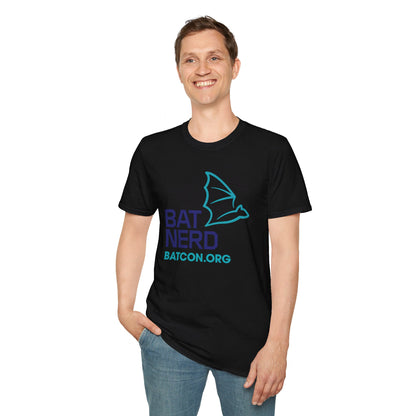 Bat Nerd - Camiseta unisex de estilo suave