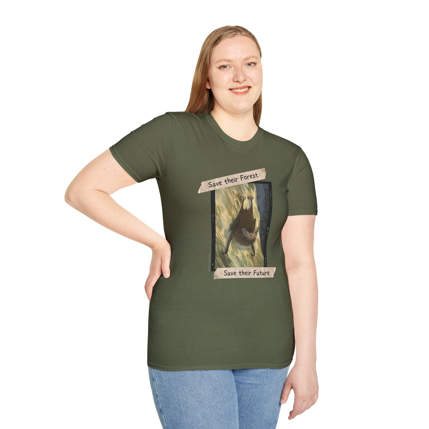 Save their Forest Taped Photo - Unisex Softstyle T-Shirt