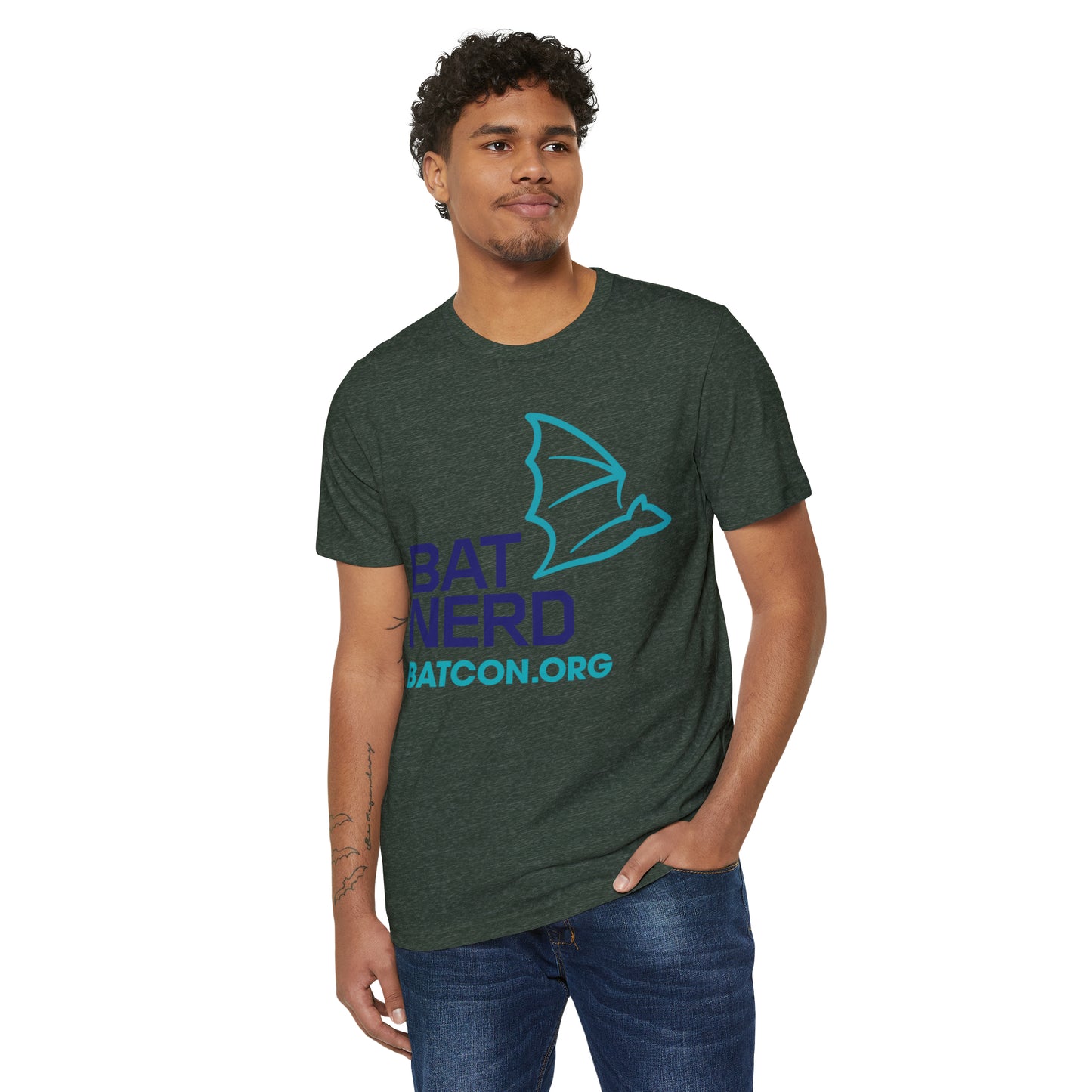 Bat Nerd - Unisex Organic Recycled T-Shirt