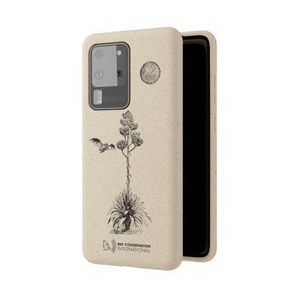 Bat & Agave Sketch - Biodegradable Phone Case