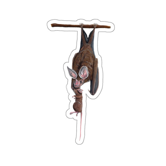 Big-eared Woolly Bat - Sticker