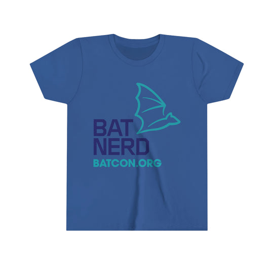 Bat Nerd - Camiseta de manga corta juvenil