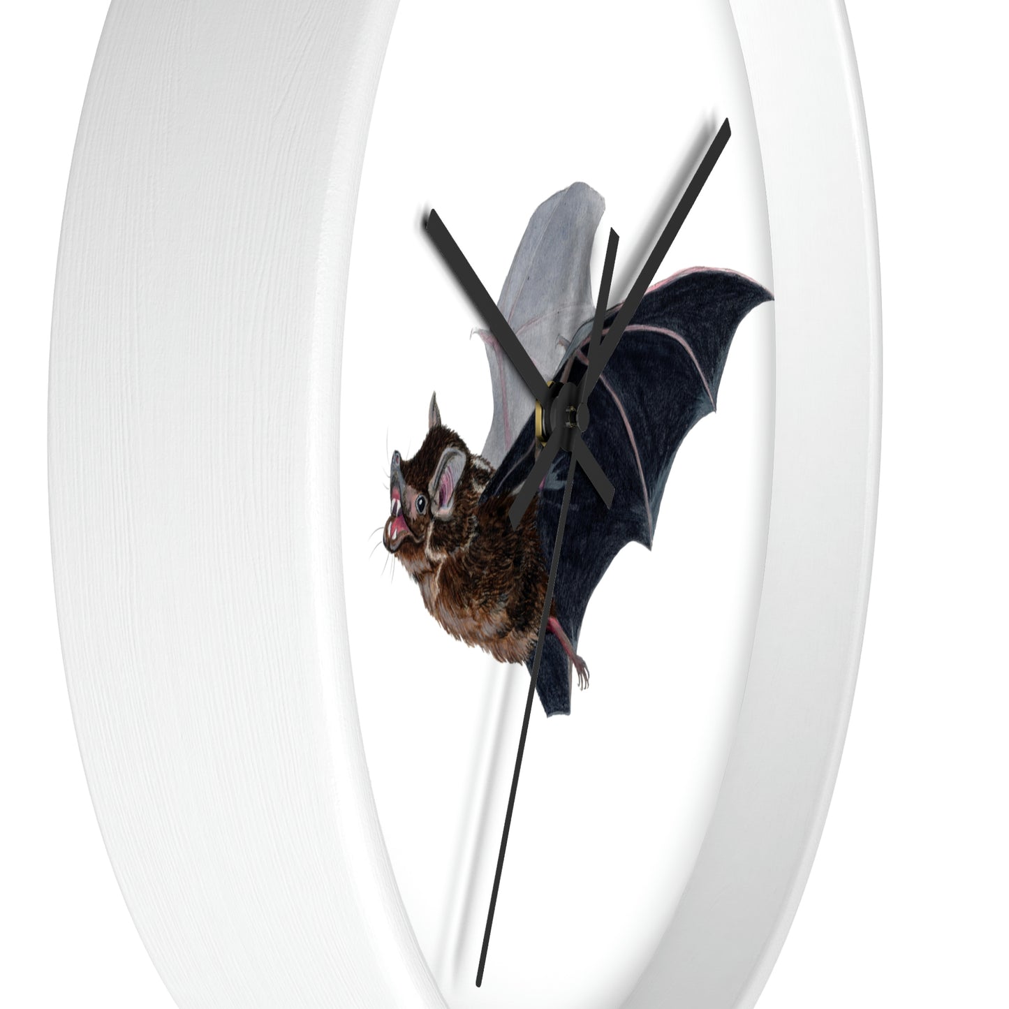 Greater Sac-winged Bat Wall Clock