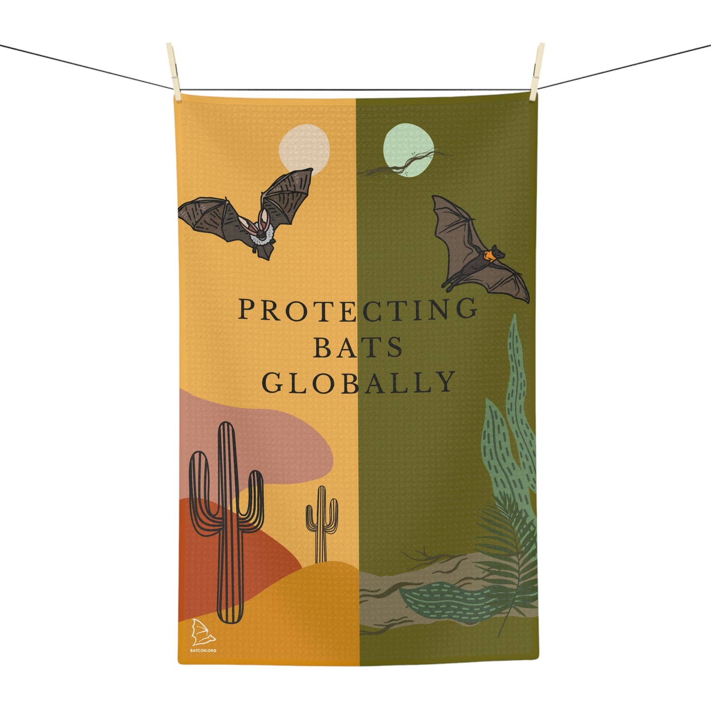 Protecting Bats Globally - Soft Tea Towel
