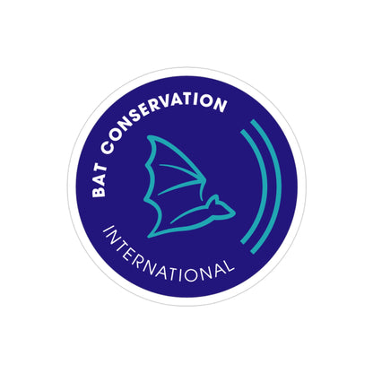 Bat Conservation International - Pegatinas transparentes para exteriores