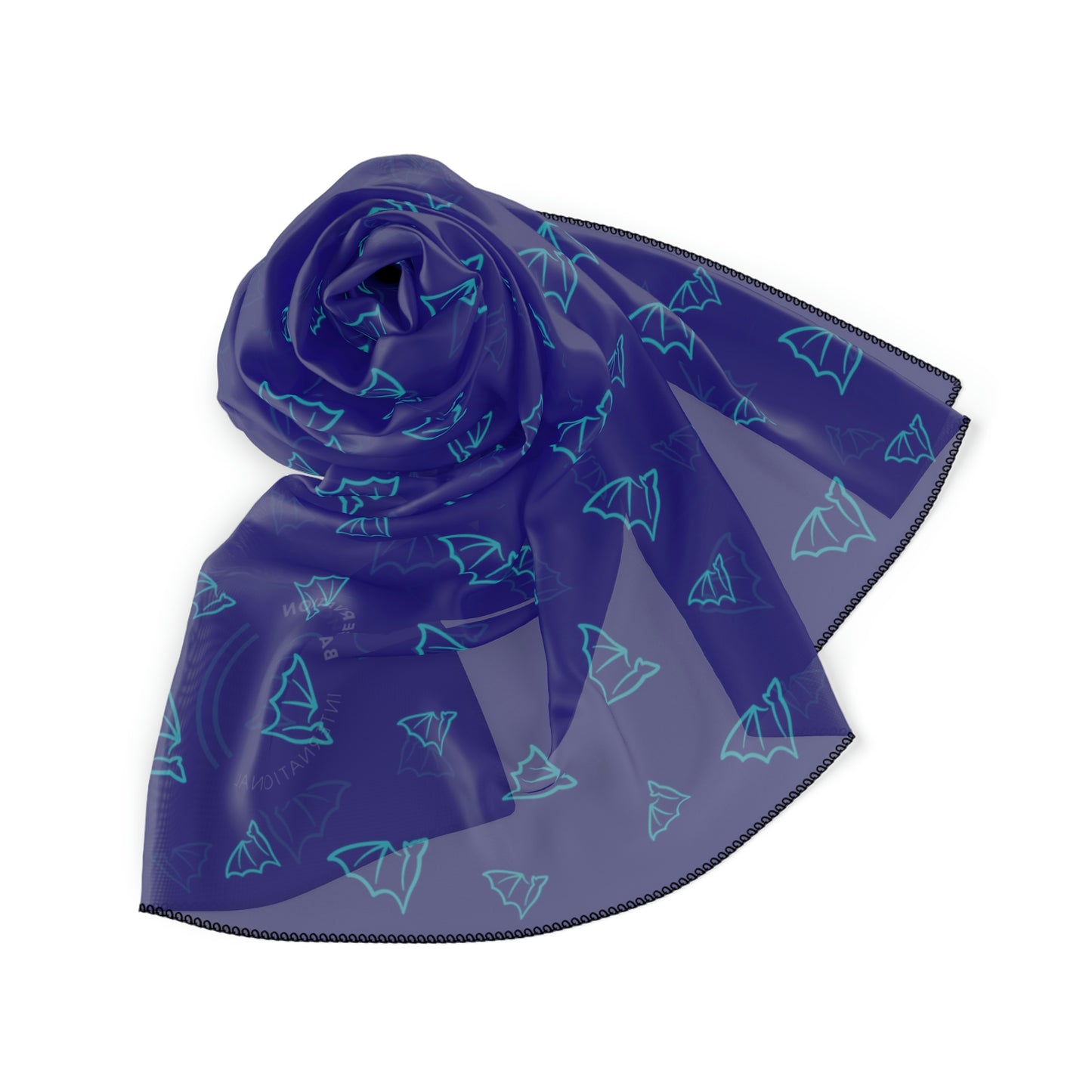 Scattered Bats - Poly Voile Scarf