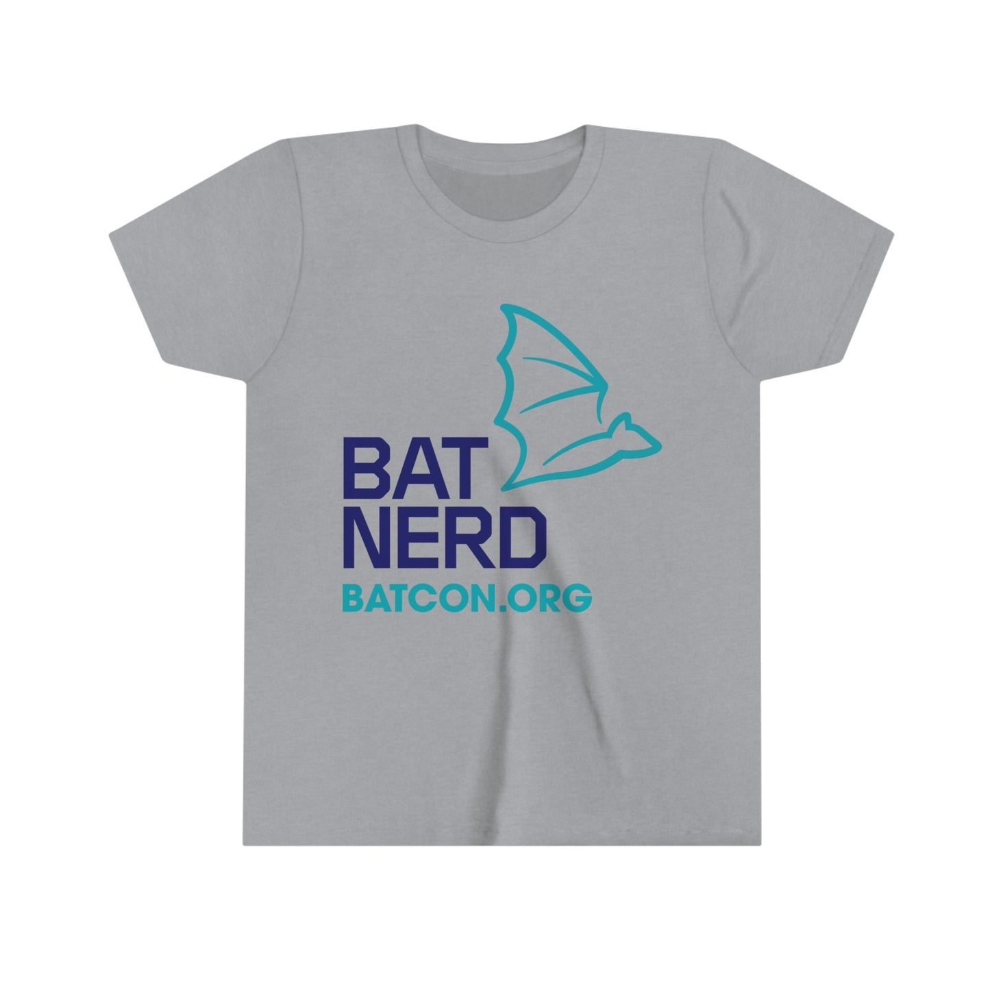 Bat Nerd - Camiseta de manga corta juvenil