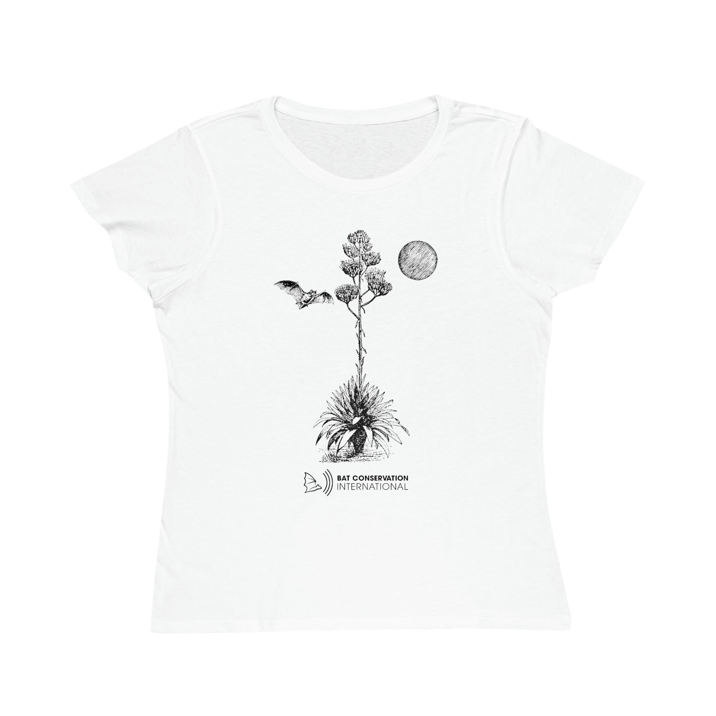 Bats & Agave Sketch - Organic Women's Classic T-Shirt
