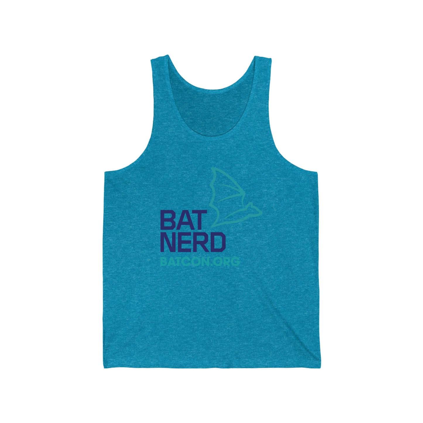 Bat Nerd - Camiseta sin mangas de Jersey Unisex