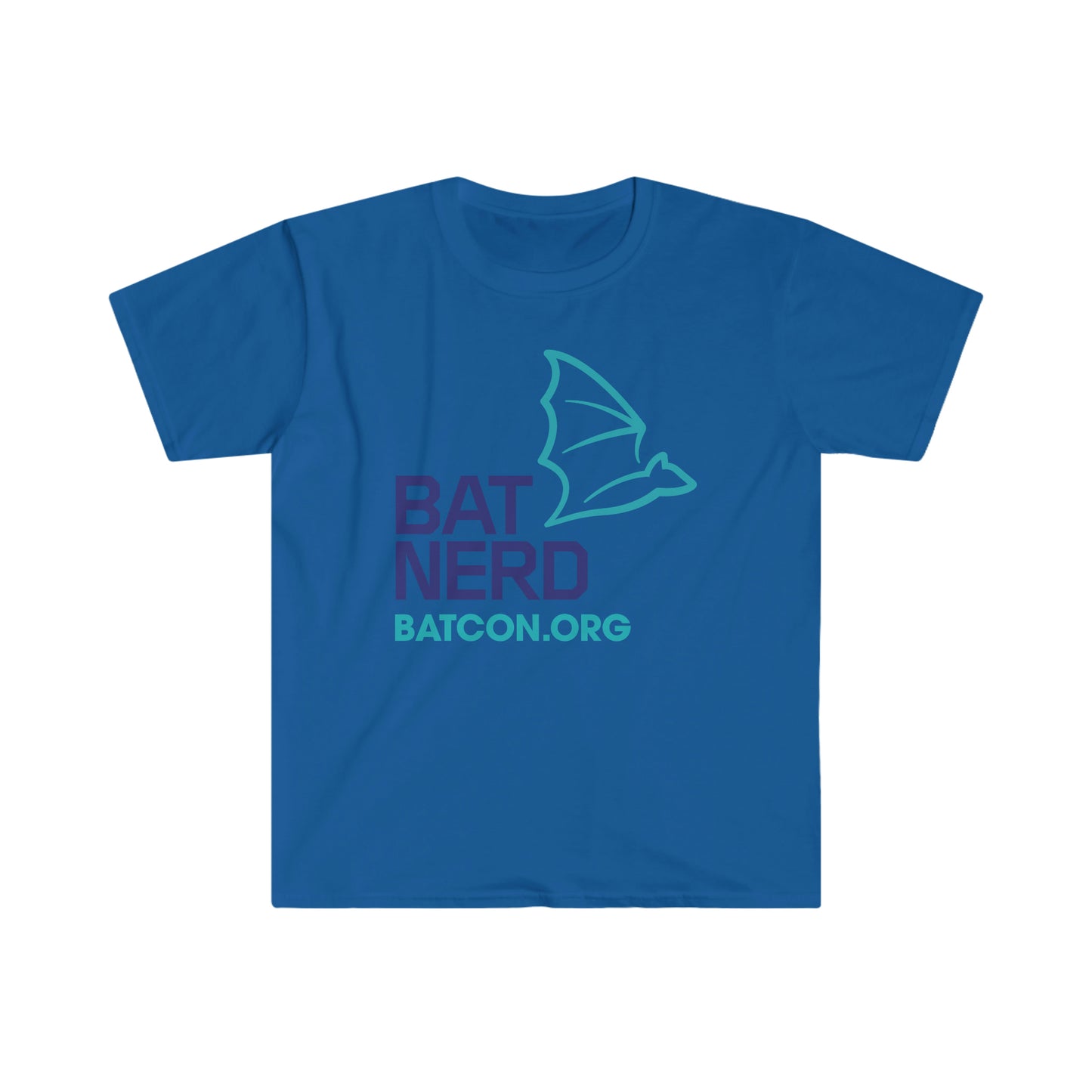 Bat Nerd - Camiseta unisex de estilo suave
